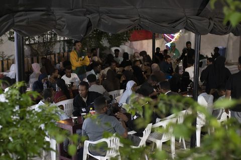 Full courtyard at a creative meet-up