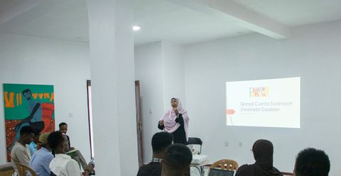 Presentation in the workspace